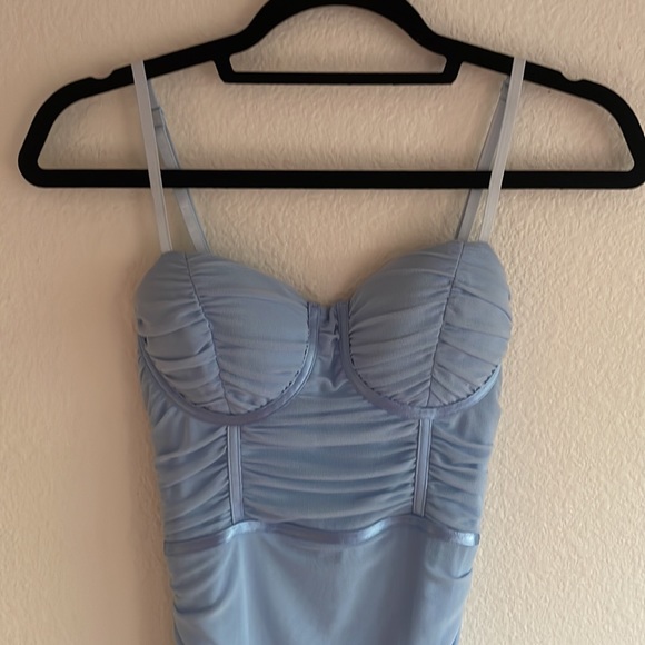 Windsor Bustier Ruched Midi Dress - Picture 5 of 9